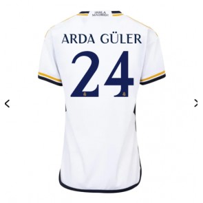 Real Madrid Arda Guler #24 Koszulka Podstawowych Kobiety 2023-24 Krótki Rękaw